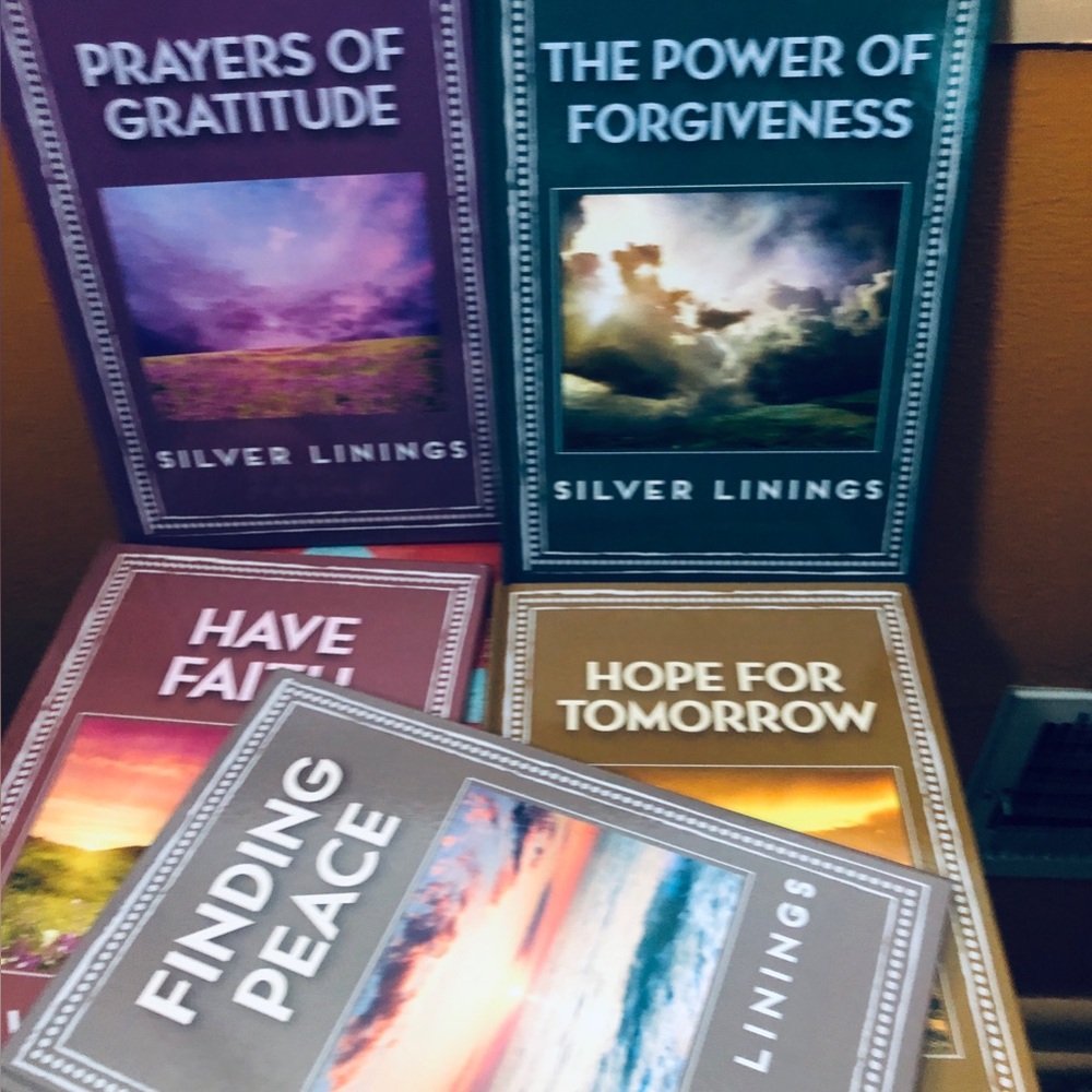 Lot of 5 Silver Linings Books Spiritual inspiration Quotes